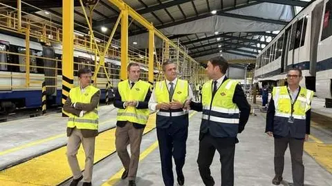 Jorge Rodrigo visitando la reforma - Comunidad de Madrid