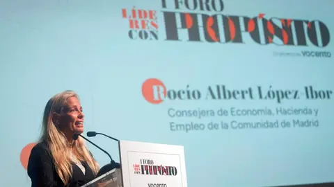 Albert en el Foro Líderes con propósito organizado por el Grupo Vocento - Foto Comunidad de Madrid