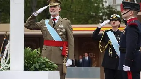 Felipe VI y la princesa de Asturias en el Homenaje a los Caídos | Foto del MDE/Iñaki Gómez