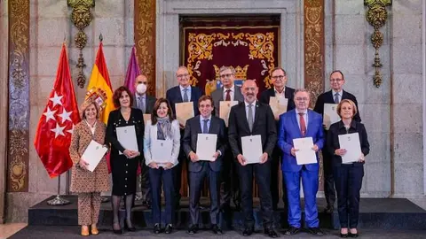 Almeida y los firmantes del convenio este miércoles -  Foto Ayuntamiento de Madrid