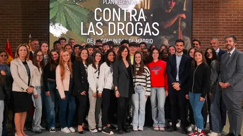 Díaz Ayuso presenta el Plan Regional contra las Drogas - Foto Comunidad de Madrid
