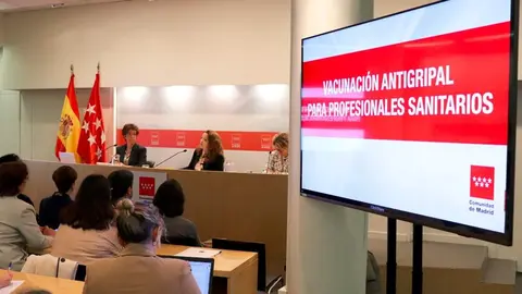 Campaña sanitarios vacunación gripe Madrid - Foto Comunidad de Madrid