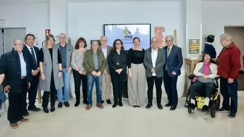 Dávila en su visita al Centro Padre Zurita de Alcorcón - Foto Comunidad de Madrid