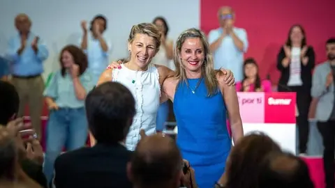 Verónica Martínez Barrero junto a Yolanda Díaz | Foto de Sumar