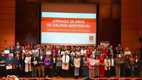 La viceconsejera de Sanidad en la entrega de los  reconocimientos a las iniciativas más brillantes en la materia en los últimos 20 años - Foto Comunidad de Madrid