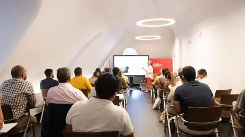 Una de las salas del Cuartel de Inválidos, nueva sede de la UCM | Foto del Ayuntamiento de San Lorenzo de El Escorial