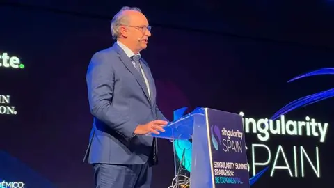 López-Valverde en el Be Exponential - Foto Comunidad de Madrid