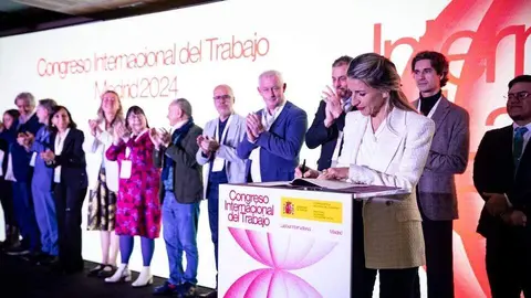 Participantes en el primer Congreso Internacional del Trabajo | Foto del Ministerio de Trabajo