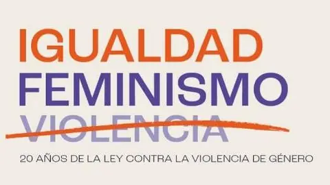 Cartel  20 aniversario de la Ley de Protección Integral contra la Violencia de Género