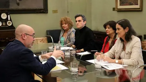 Reunión Reyes Maroto y Francisco Martín - Delegación Gobierno en Madrid