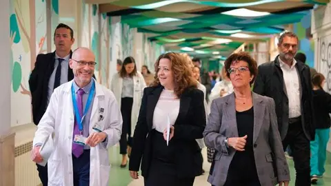 La consejera Matute en el Hospital Infantil Universitario Niño Jesús - Foto Comunidad de Madrid