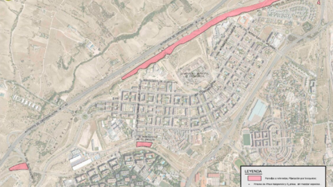 Plano de la creación de la cubierta verde  Montecarmelo - Foto Ayuntamiento de Madrid