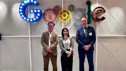 López-Valverde se ha reunido en Seúl con el director de  Google Cloud Korea - Foto Comunidad de Madrid