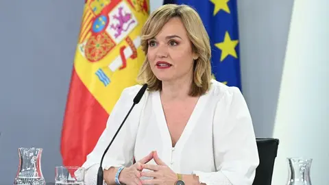 Pilar Alegría, ministra de Educación, Formación Profesional y Deportes y portavoz del Gobierno | Foto de Pool Moncloa /Borja Puig de la Bellacasa