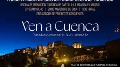 Presentación en Madrid de Cuenca comodestino turístico