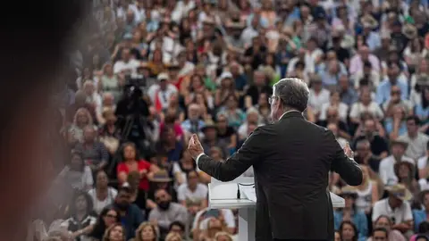 Alberto Núñez Feijoo cierra la campaña de las elecciones europeas en Valencia | Foto del PP