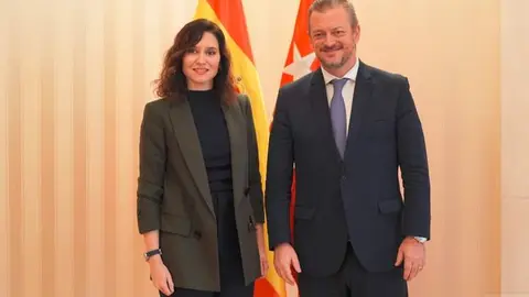 Ayuso mantiene un encuentro con el presidente del Comité Paralímpico Internacional - Foto Comunidad de Madrid