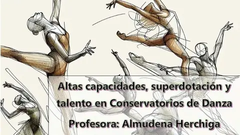 cartel ponencia altas capacidades y danza - Almudena Herchiga