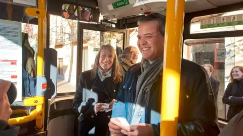 Jorge Rodrigo, durante la visita que ha realizado a San Lorenzo de El Escorial