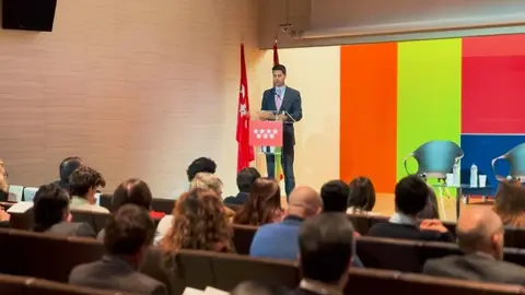 Emilio Viciana ha presentado los resultados de la edición 2023/24 de Govtechlab Madrid - Foto Comunidad de Madrid