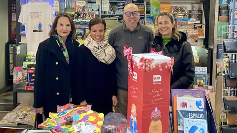 Almudena Maíllo en la presentación de la iniciativa el Buzón de los Deseos - Foto Ayuntamiento de Madrid
