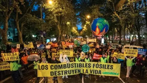 Protesta climática - Foto Greenpeace