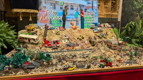 Belén Parroquia madrileña de San Antón - Foto Servimedia