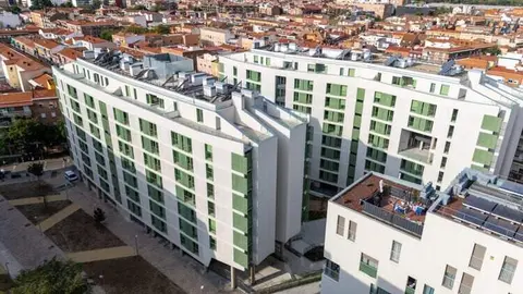 Vista exterior de la nueva promoción de Nuestra Señora de los Ángeles 14 de EMVS Madrid | Foto de Ayuntamiento de Madrid