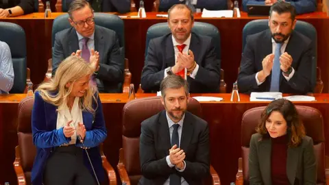 Isabel Díaz Ayuso en la aprobación de los presupuestos de la Comunidad de Madrid para el año 2025 - Foto Comunidad de Madrid