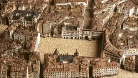 Detalle de la maqueta 'Modelo de Madrid' de León Gil de Palacio - Ayuntamiento de Madrid