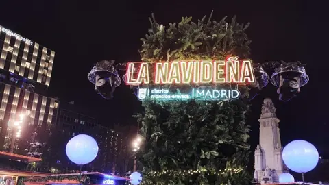 Navideña Plaza España Madrid