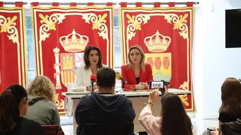 Testa y Castillo en rueda de prensa | Foto del Ayuntamiento de Alcorcón