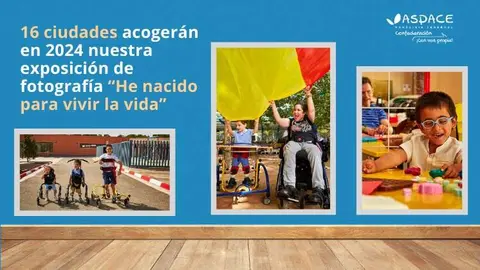 Fotografías de la exposición de Aspace | Foto de Aspace Madrid