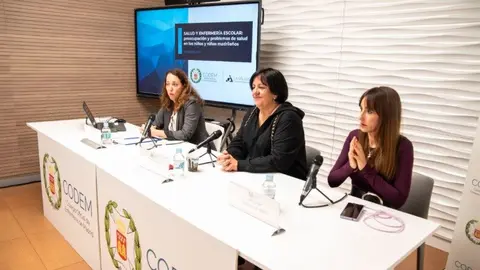 Participantes en la presentación de la encuesta sobre la salud de los escolares - Foto de Colegio de Enfermería de Madrid