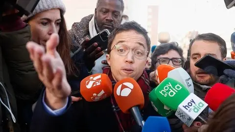 Iñigo Errejon llegada juzgados