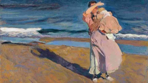 Pescadora con su hijo valencia-1908 Museo Sorolla