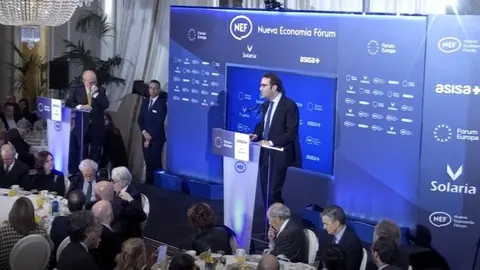 Carlos Cuerpo defiende en el Fórum Europa