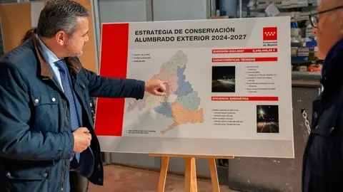 El consejero Rodrigo ha presentado los datos de siniestralidad de 2024 en el Centro de Conservación de Las Rozas - Foto Comunidad de Madrid