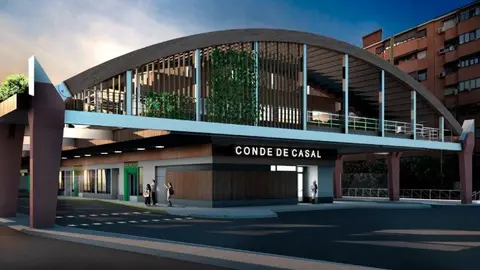 Futuro intercambiador de Conde Casal - Imagen de la Comunidad de Madrid