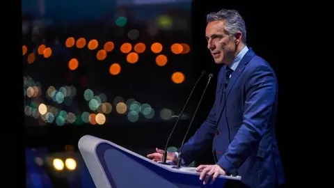 El consejero Novillo en la  clausura de los VII Premios a la Excelencia - Foto Comunidad de Madrid