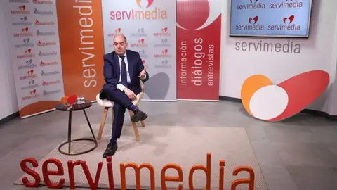 Lorenzo Amor durante la entrevista | Foto de Jorge Villa