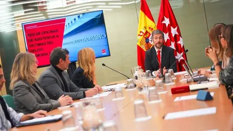 El consejero García Martín ha presidido hoy la quinta reunión del Observatorio regional - Foto Comunidad de Madrid