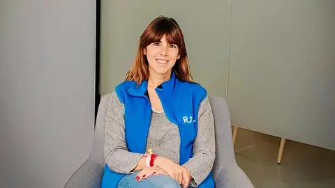 Susana Basagoiti, responsable de donaciones de la ONG 
Rescate