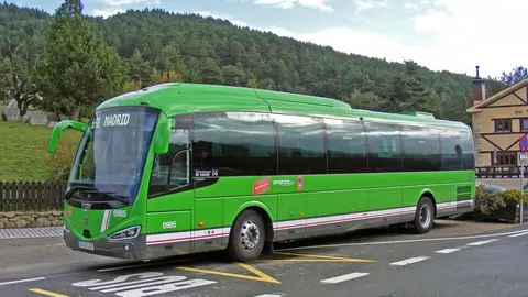 Autobús interurbano | Foto de archivo de la Comunidad de Madrid