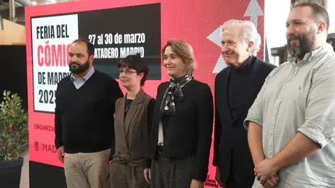 Rivera de la Cruz en la presentación de la I Feria del Cómic de Madrid - Foto Comunidad de Madrid