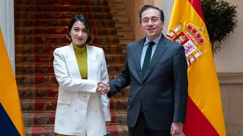 Albares y Sarabia este jueves en Madrid | Foto del MAEC/Nolsom