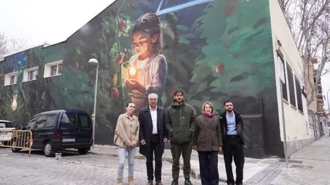 ‘Compartiendo Muros’ lleva el arte urbano a ocho colegios públicos de Madrid con murales sobre el futuro