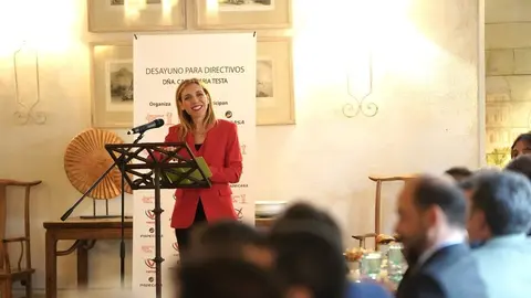 Testa durante el acto | Foto del Ayuntamiento de Alcorcón