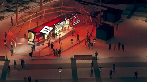 Maqueta de los nuevos trenes - Foto Comunidad de Madrid