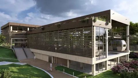 Modelado 3D del futuro teleférico - Foto Ayuntamiento de Madrid